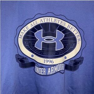 Under Armour Blue Emblem Tee